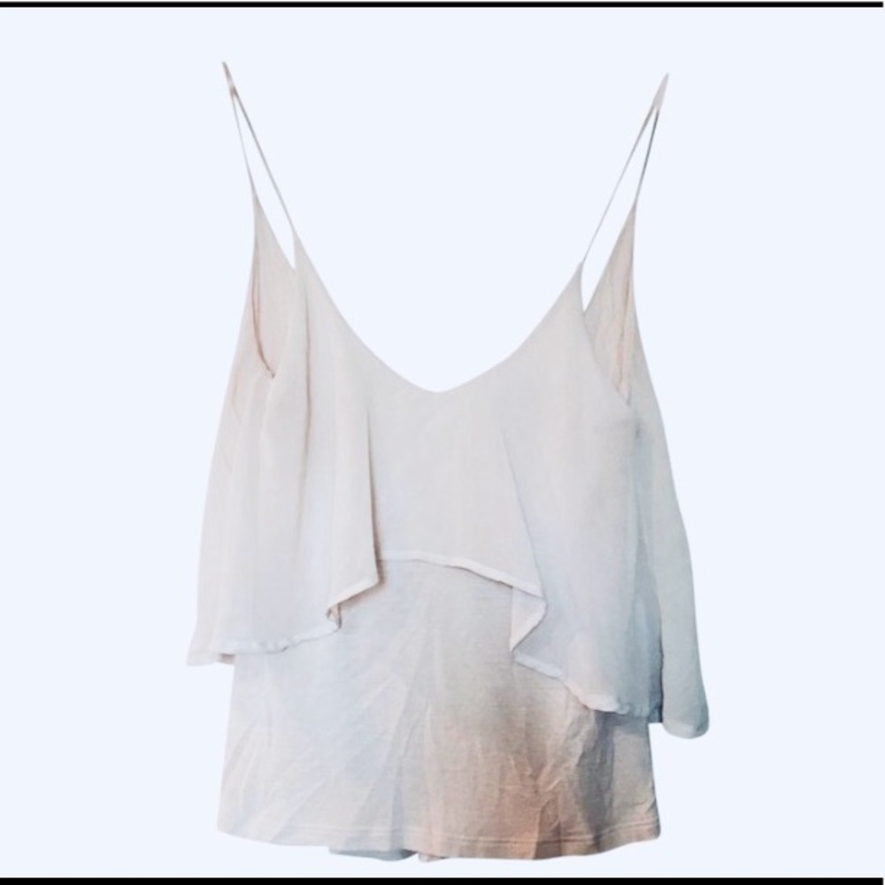 Urban Outfitters Balletcore Cream Flowy Cami